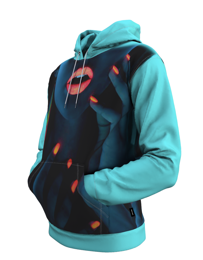 FLUO LIPS HOODIE