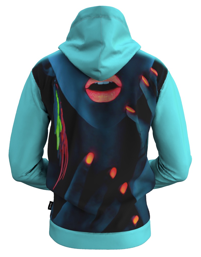 FLUO LIPS HOODIE
