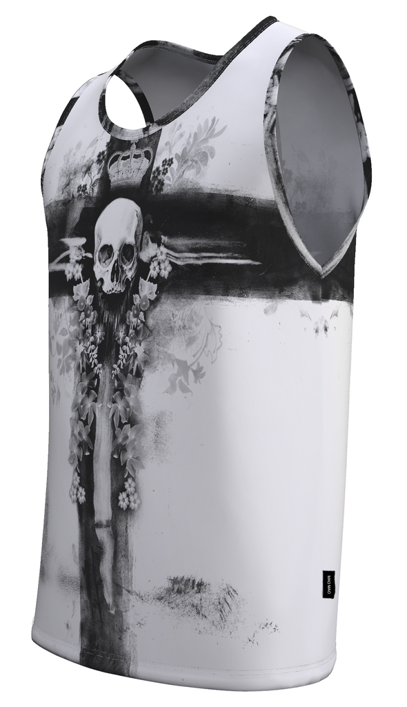 SKULL CROSS TANK TOP