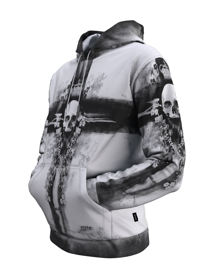 SKULL CROSS HOODIE