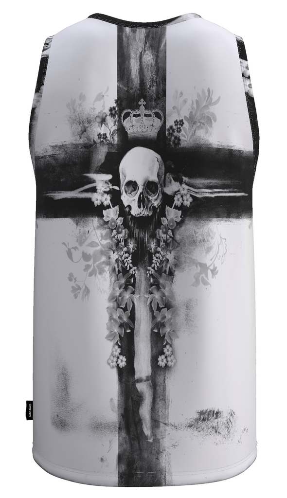SKULL CROSS TANK TOP