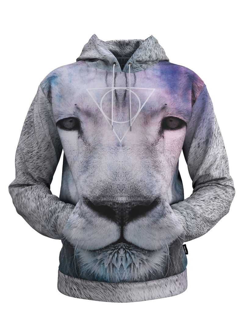 WHITE LION HOODIE
