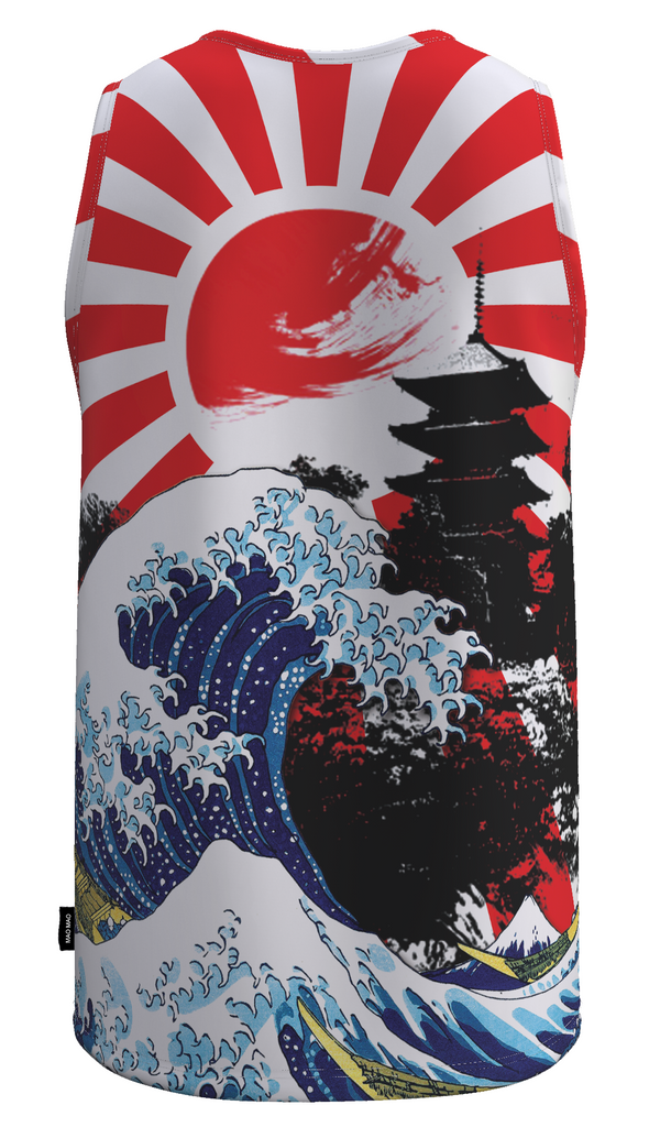 JAPANESE WAVE TANK TOP