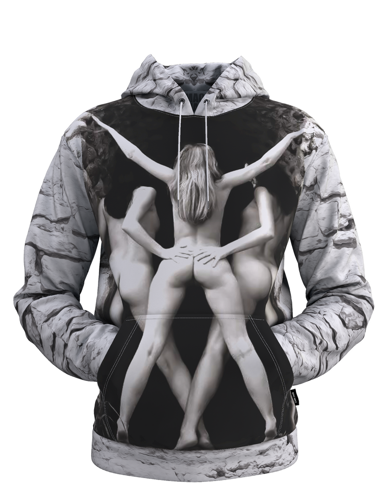 THREE SEXY GIRLS HOODIE
