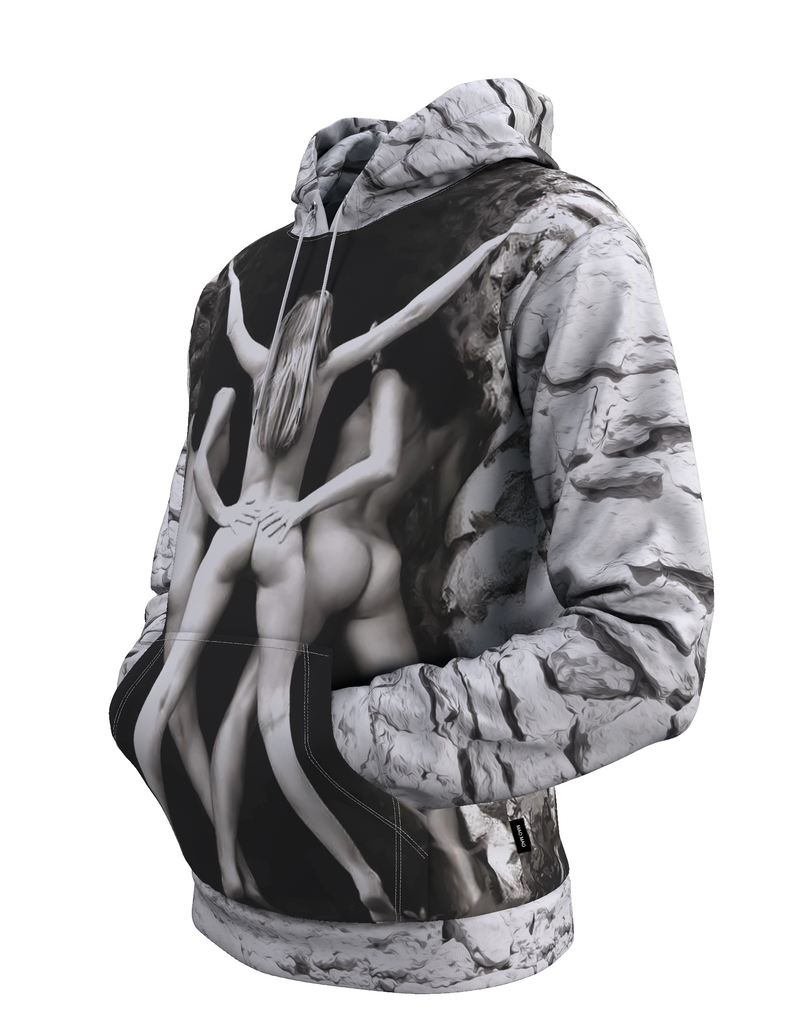 THREE SEXY GIRLS HOODIE
