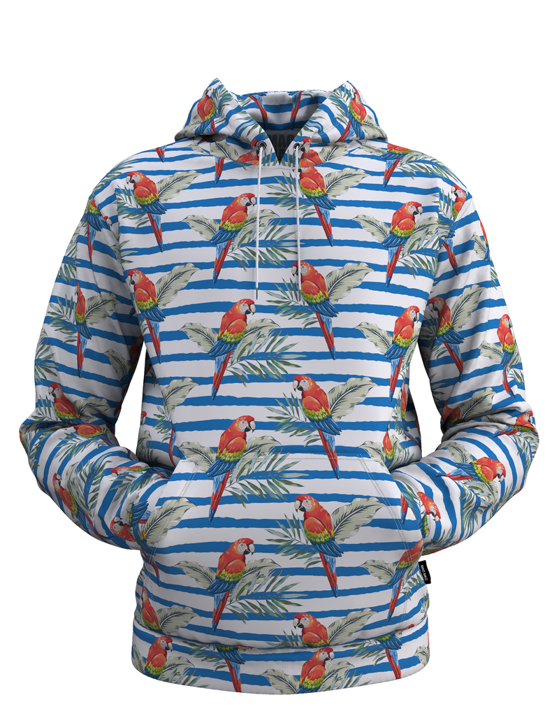 RED PARROT HOODIE