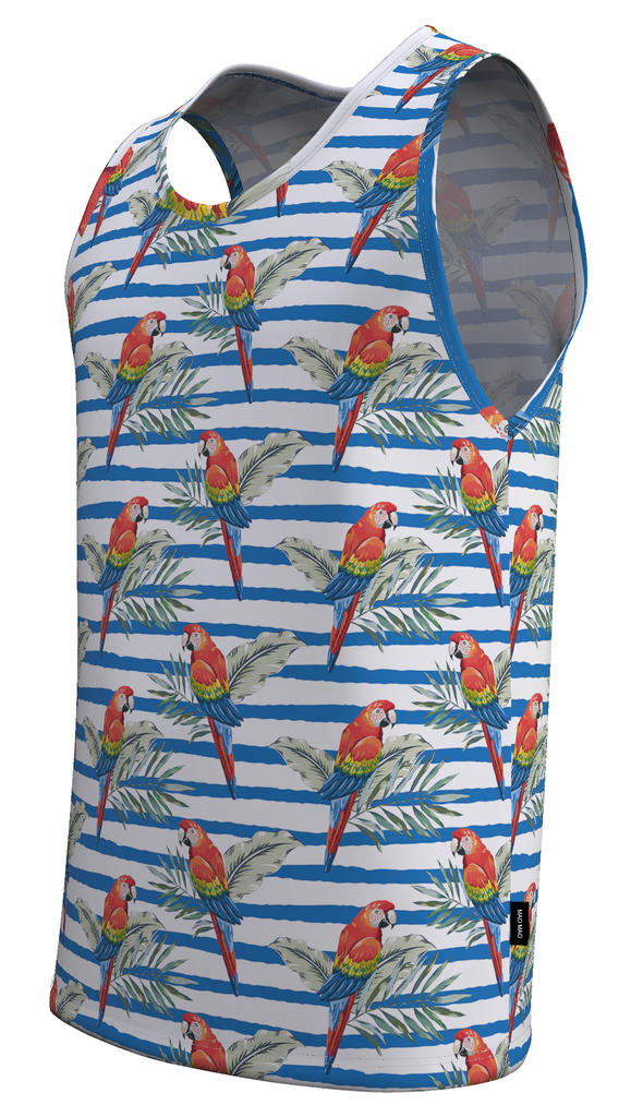 RED PARROT TANK TOP