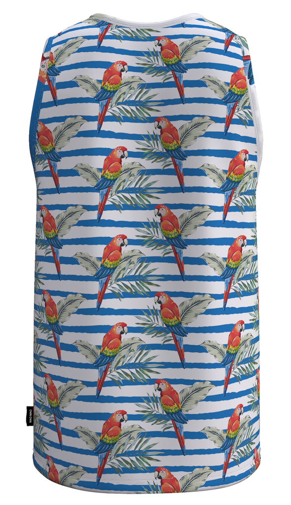 RED PARROT TANK TOP