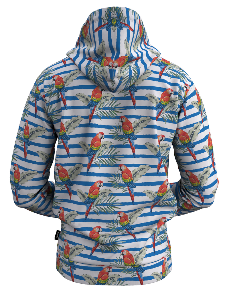 RED PARROT HOODIE