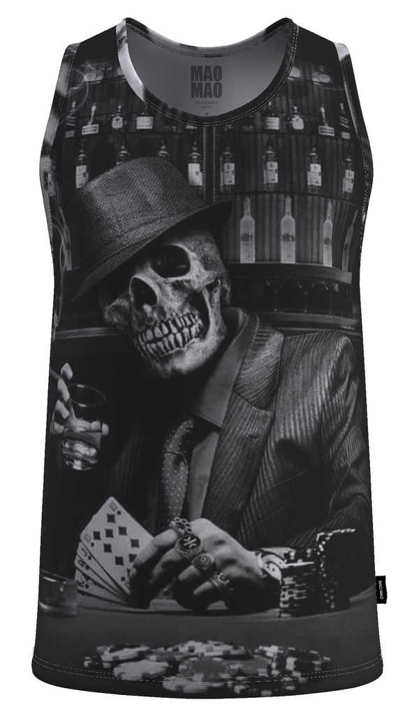 POKER SKULL TANK TOP