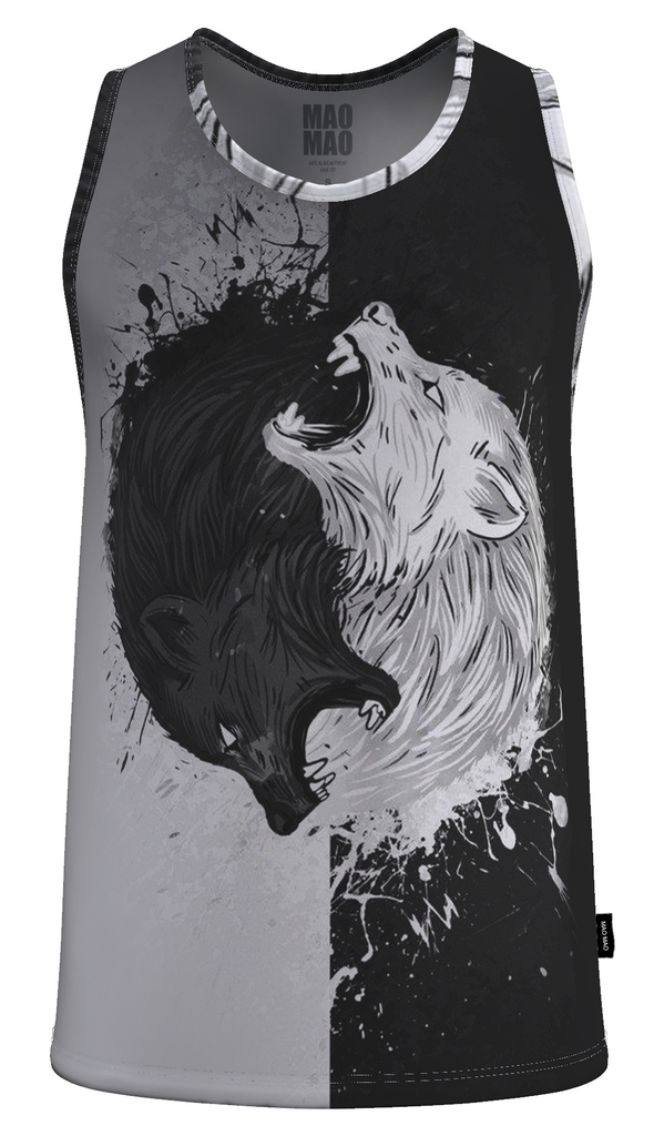 DARK AND LIGHT WOLVES TANK TOP