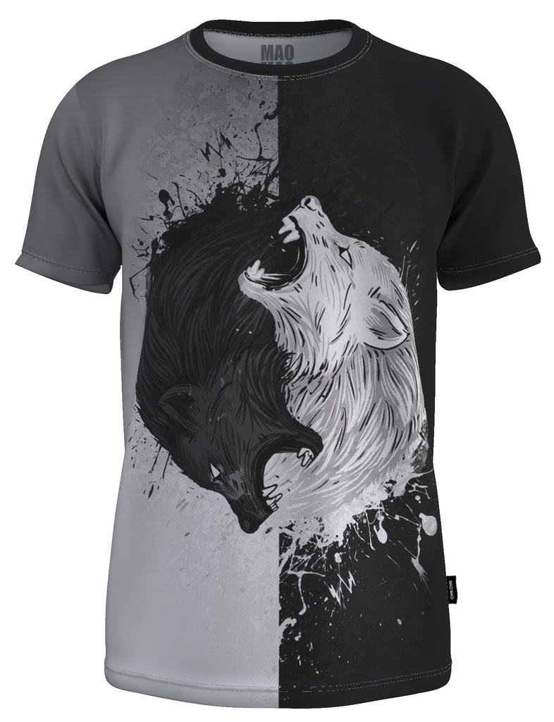 DARK AND LIGHT WOLVES T-SHIRT