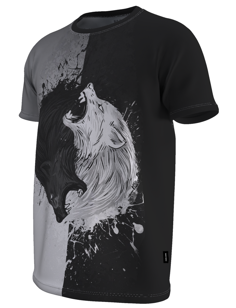 DARK AND LIGHT WOLVES T-SHIRT