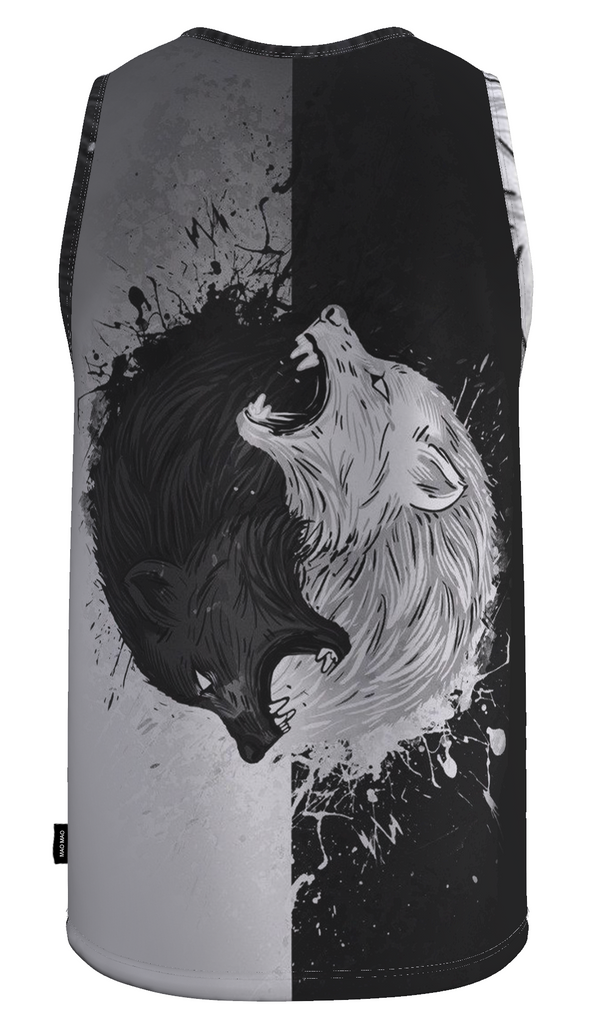 DARK AND LIGHT WOLVES TANK TOP