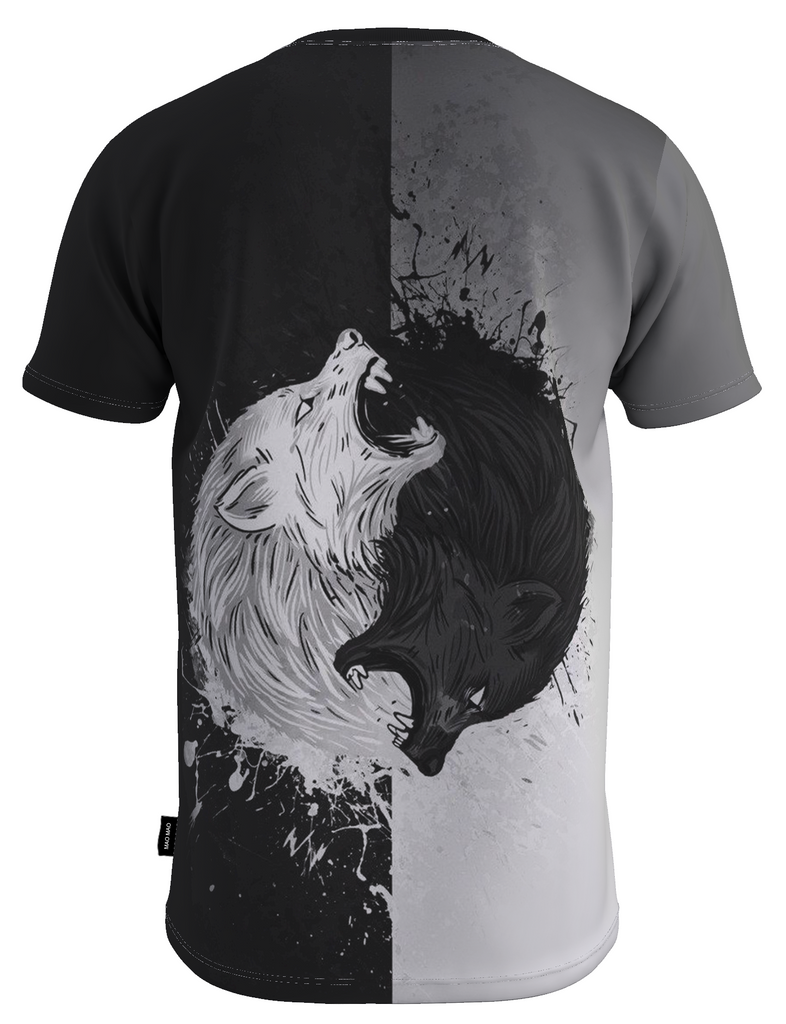 DARK AND LIGHT WOLVES T-SHIRT