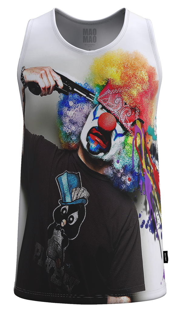 CLOWN HEADSHOT TANK TOP
