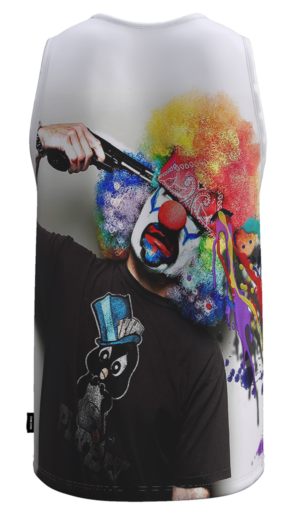CLOWN HEADSHOT TANK TOP