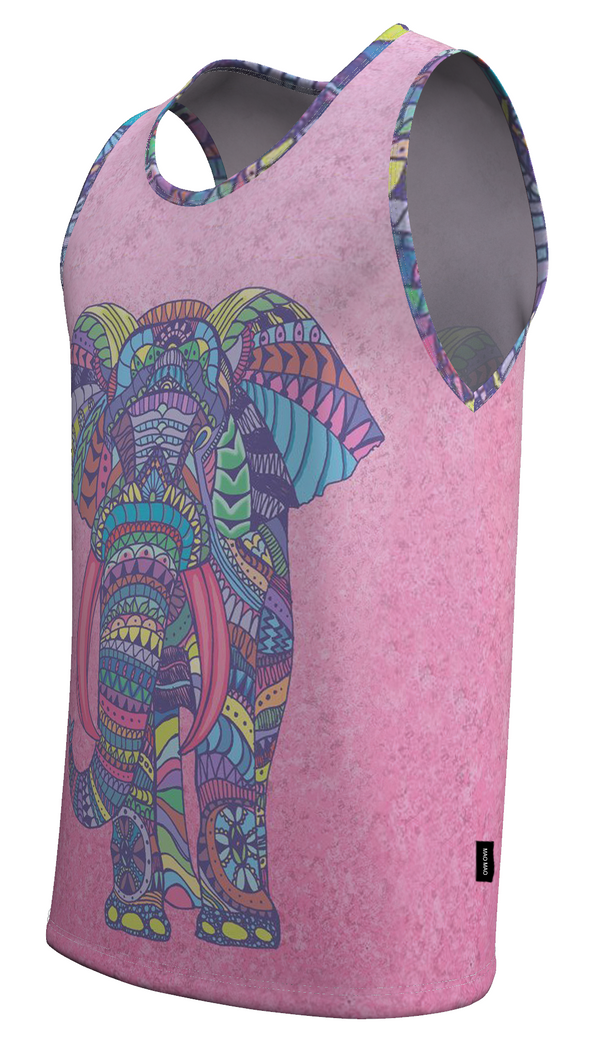 TRIBAL ELEPHANT TANK TOP