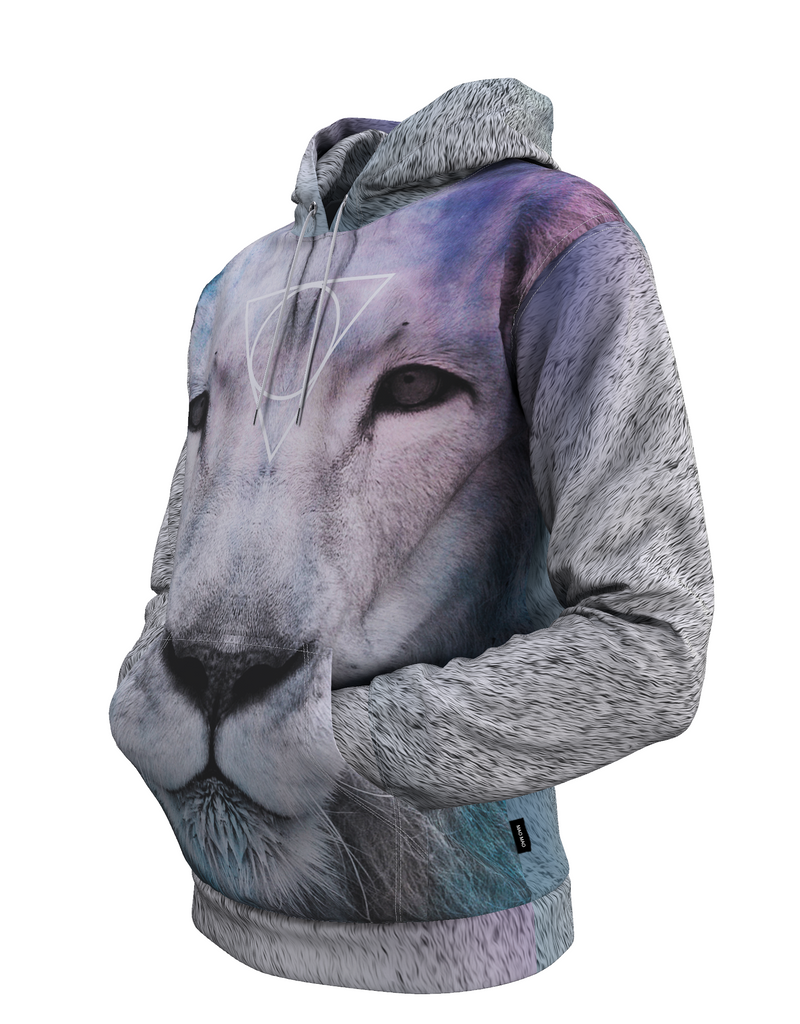 White hot sale lion hoodie