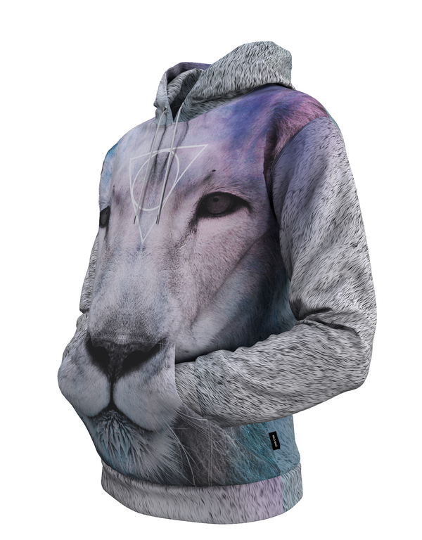 WHITE LION HOODIE