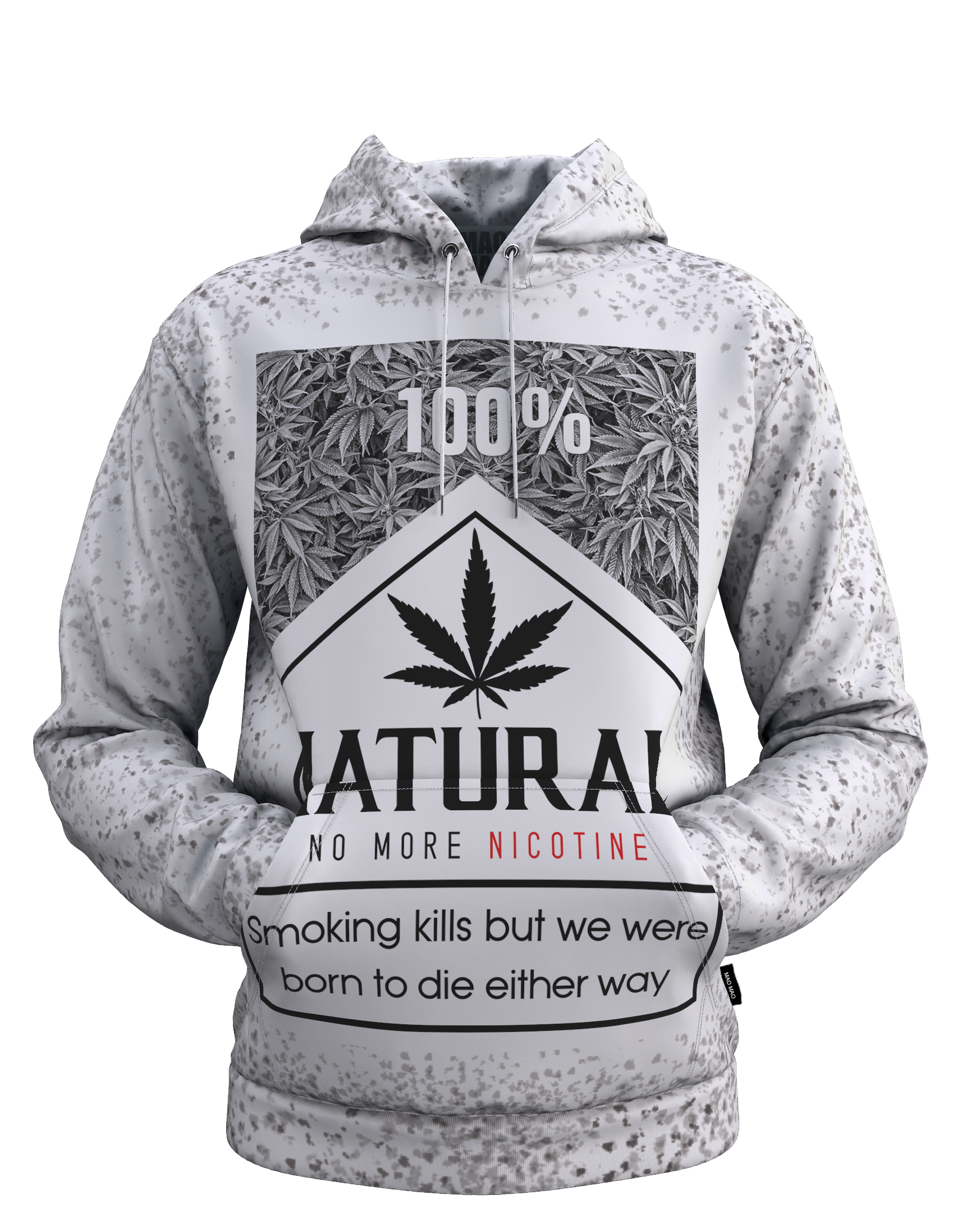 NATURAL WEED HOODIE – MAO MAO