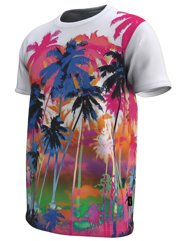 COLORFUL PALM TREES T-SHIRT