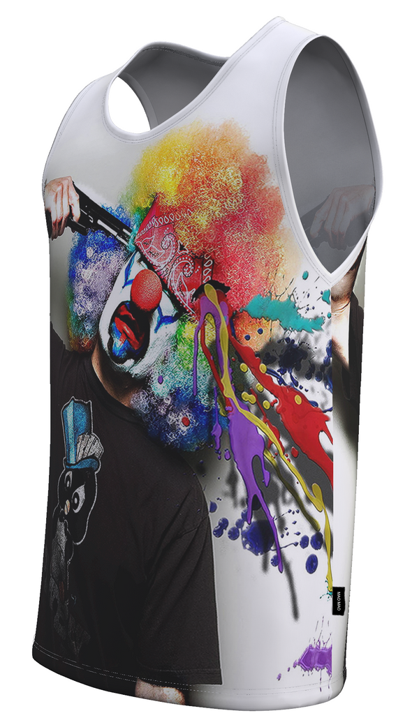 CLOWN HEADSHOT TANK TOP